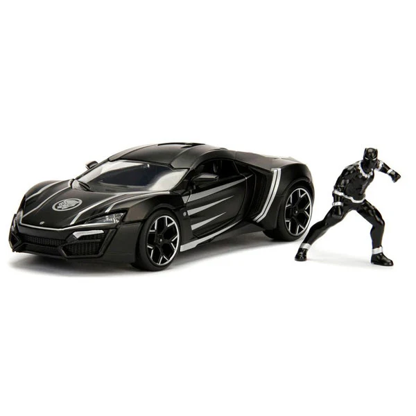 Black Panther - Lykan Hypersport 1:24 Scale Hollywood Rides Diecast Vehicle - Image 3