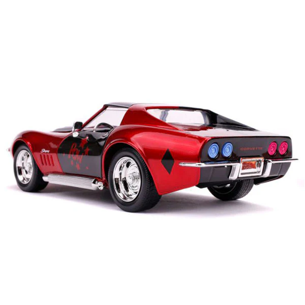 Batman - Harley Quinn 1969 Corvette 1:24 Scale Hollywood Ride - Image 5