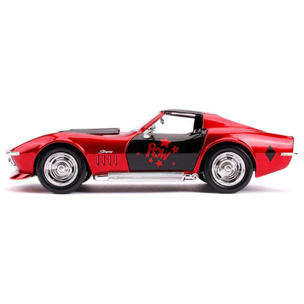 Batman - Harley Quinn 1969 Corvette 1:24 Scale Hollywood Ride - Image 6