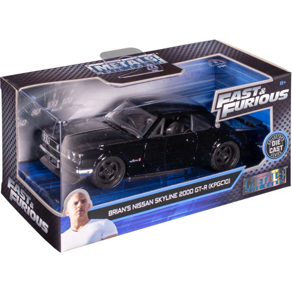 Fast and Furious - Brians 1971 Nissan Skyline 2000 GT-R 1:32 Scale Hollywood Ride - Image 4