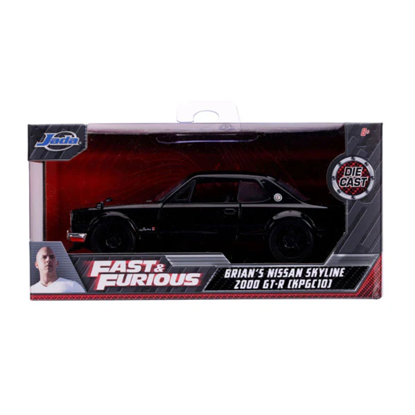 Fast and Furious - Brians 1971 Nissan Skyline 2000 GT-R 1:32 Scale Hollywood Ride - Image 5