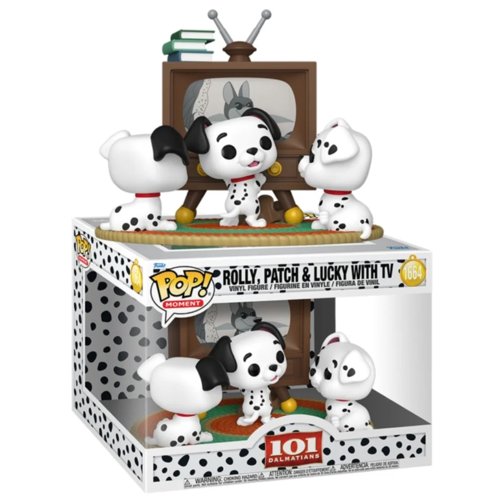 101 Dalmatians (1961) - Rolly, Patch & Lucky with TV Pop! Moment - Image 3