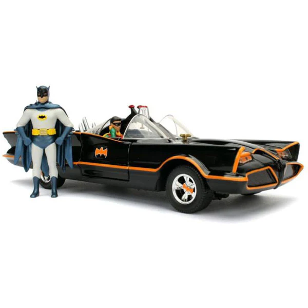 Batman (1966) - Batmobile 1:24 with Batman & Robin - Image 2