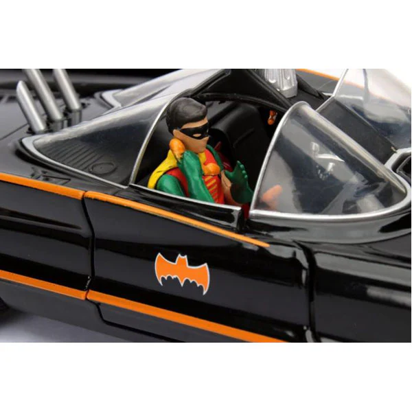 Batman (1966) - Batmobile 1:24 with Batman & Robin - Image 5