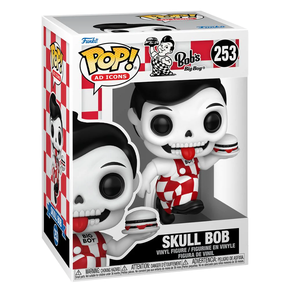 Ad Icons: Bob's Big Boy - Skull Bob Pop! Vinyl - Image 2
