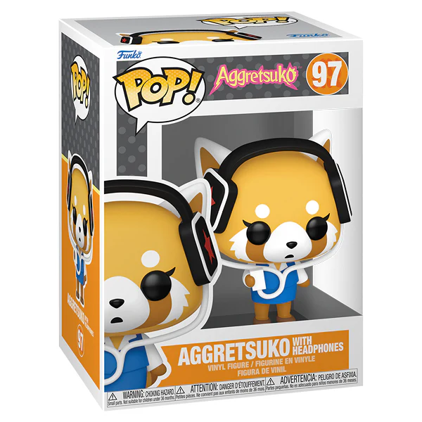 Aggretsuko - Aggretsuko with Headphones Pop! Vinyl - Image 2