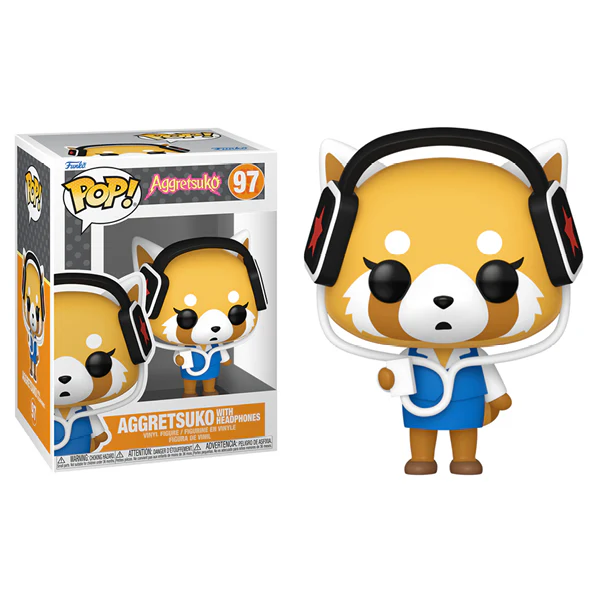Aggretsuko - Aggretsuko with Headphones Pop! Vinyl - Image 3