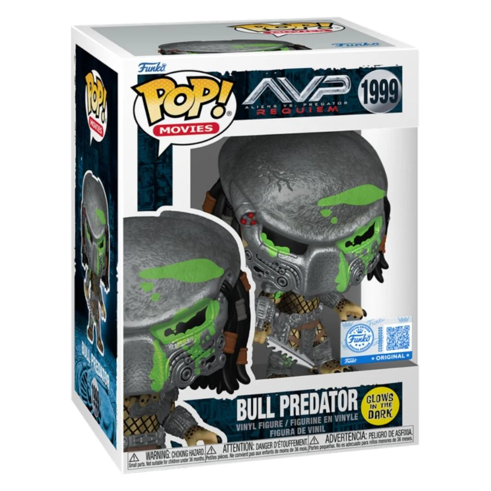 Alien vs Predator: Requiem - Bull Predator Glow in the Dark Pop! Vinyl - Image 3