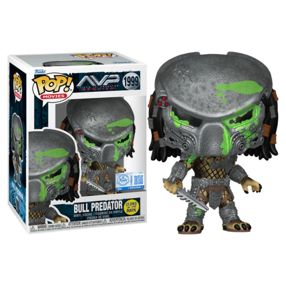 Alien vs Predator: Requiem - Bull Predator Glow in the Dark Pop! Vinyl - Image 4