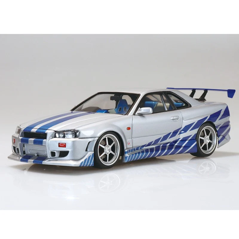 Aoshima 1/24 Fast & Furious R34 Skyline GT-R Model Kit - Image 2