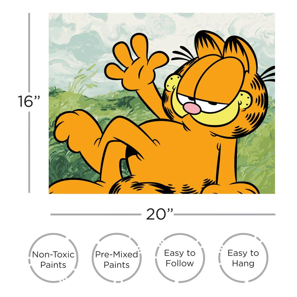 Aquarius - Garfield Art By Numbers (Store Pickup Only) - Image 2