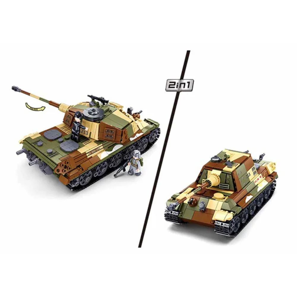 Army Battle of Budapest - The King Tiger Heavy Tank 930 Pieces Ages 6+ C8 - Image 4