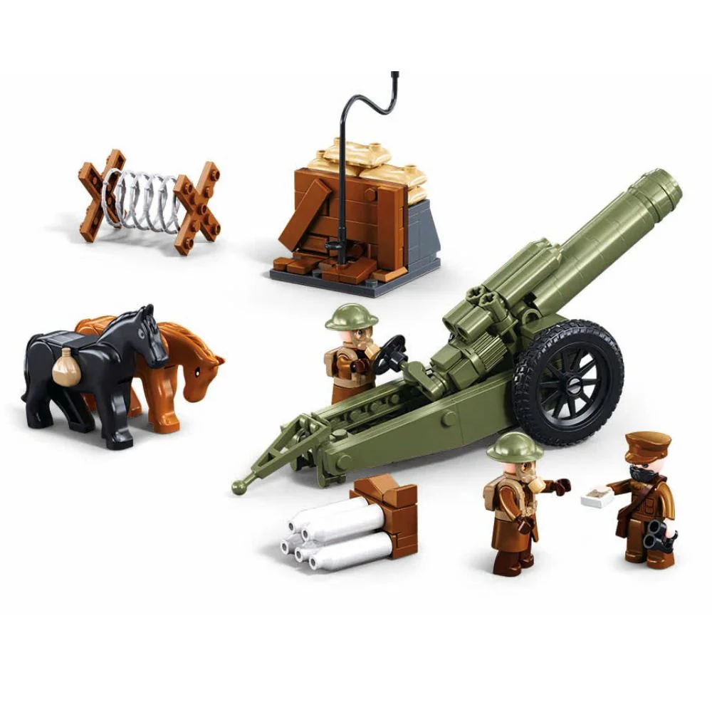 Army WW1 A7V Tank Offensive 506 Pieces C12 - Image 4