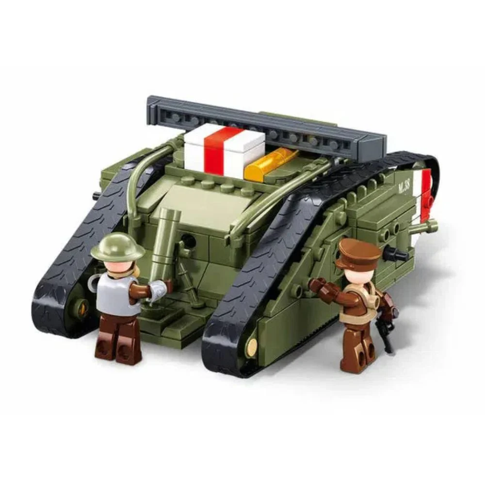 Army WW1 Mark V Tank Offensive 516 Pieces C12 - Image 2
