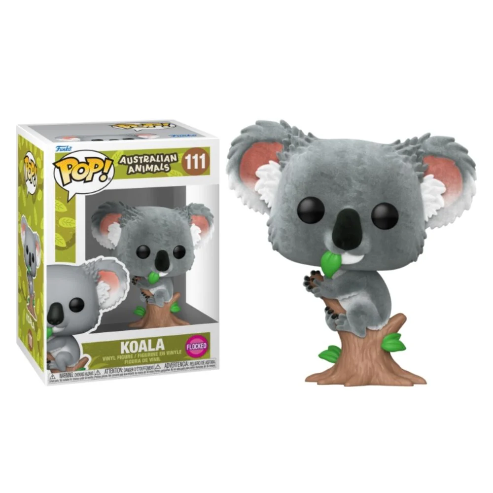 Australian Animals - Koala Flocked Pop! Vinyl - Image 3