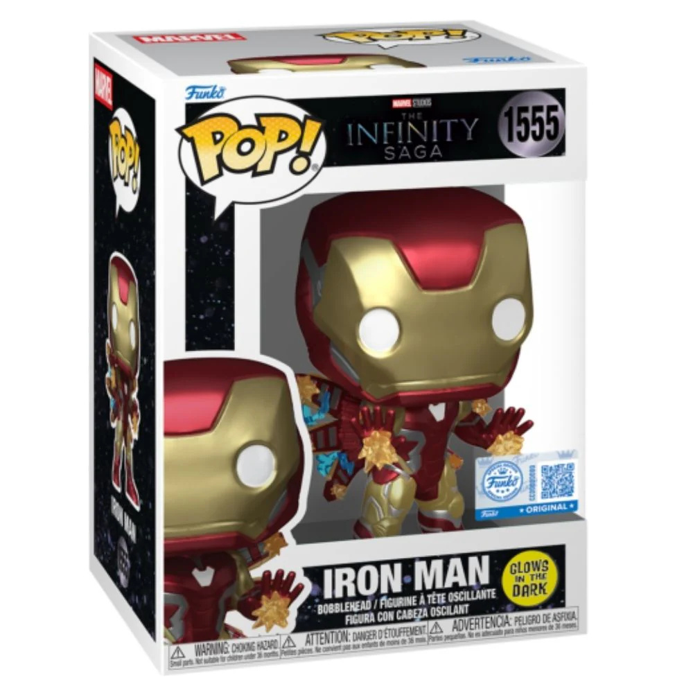 Avengers: Endgame - Iron Man with Beams Glow in the Dark Pop! Vinyl - Image 3