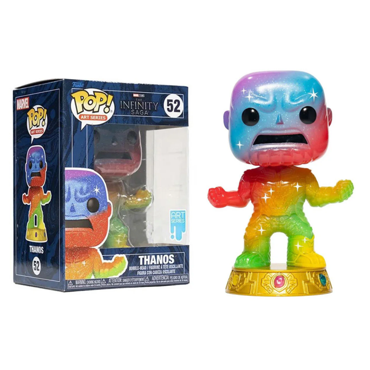 Avengers - Thanos Infinity Saga Rainbow Metallic (Artist) Pop! Vinyl with Protector - Image 3