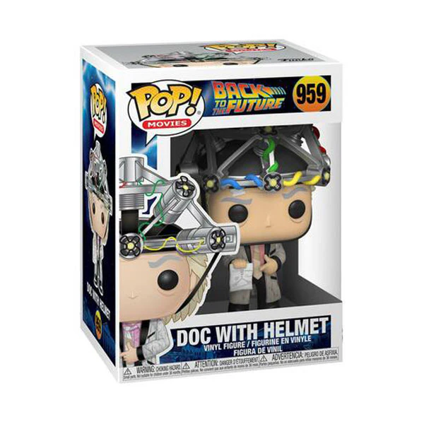 Back to the Future - Doc with Helmet Pop! Vinyl - Image 2