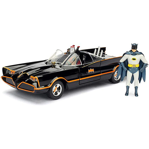 Batman (1966) - Batmobile with Batman 1:24 Scale Diecast Model Kit - Image 3