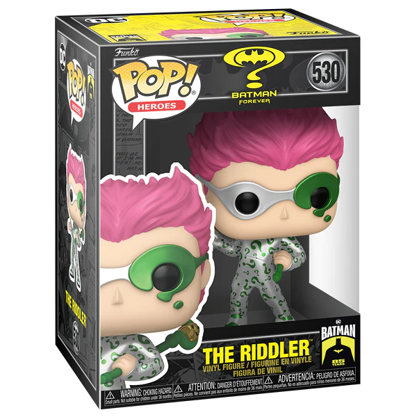 Batman Forever - The Riddler 85th Batman Anniversary Metallic Pop! Vinyl - Image 2