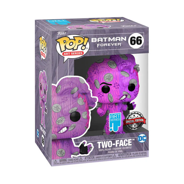 Batman Forever - Two-Face (Artist Series) US Exclusive Pop! Vinyl with Protector - Image 2