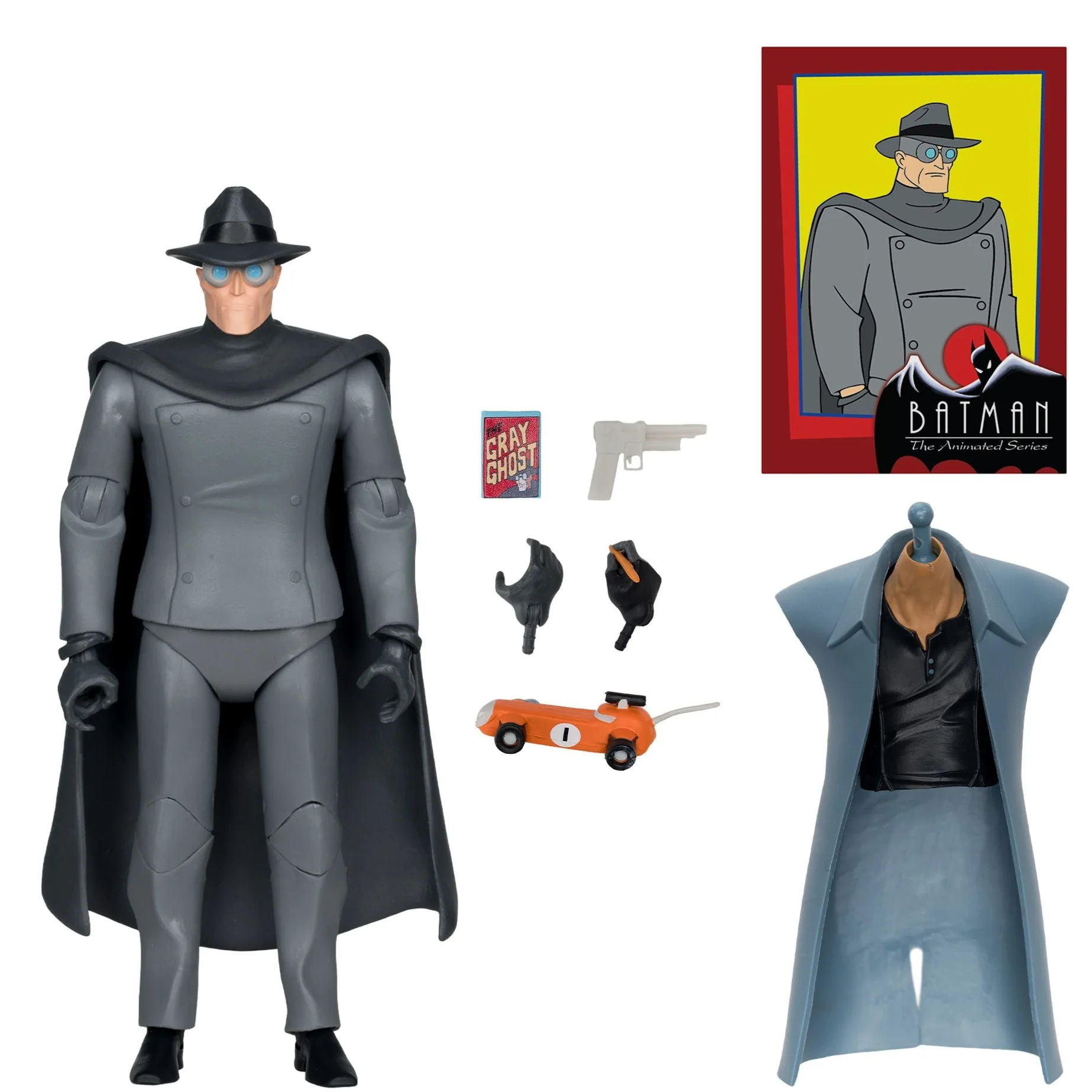 Batman: The Animated Series - The Grey Ghost 6 Inch McFarlane Action Figure - Image 5