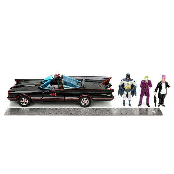 Batman (TV) - Classic Batmobile with 4 Figures 1:24 Scale Set - Image 10
