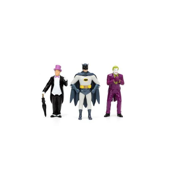 Batman (TV) - Classic Batmobile with 4 Figures 1:24 Scale Set - Image 11