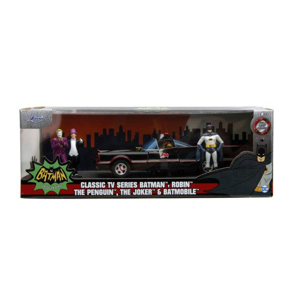 Batman (TV) - Classic Batmobile with 4 Figures 1:24 Scale Set - Image 12