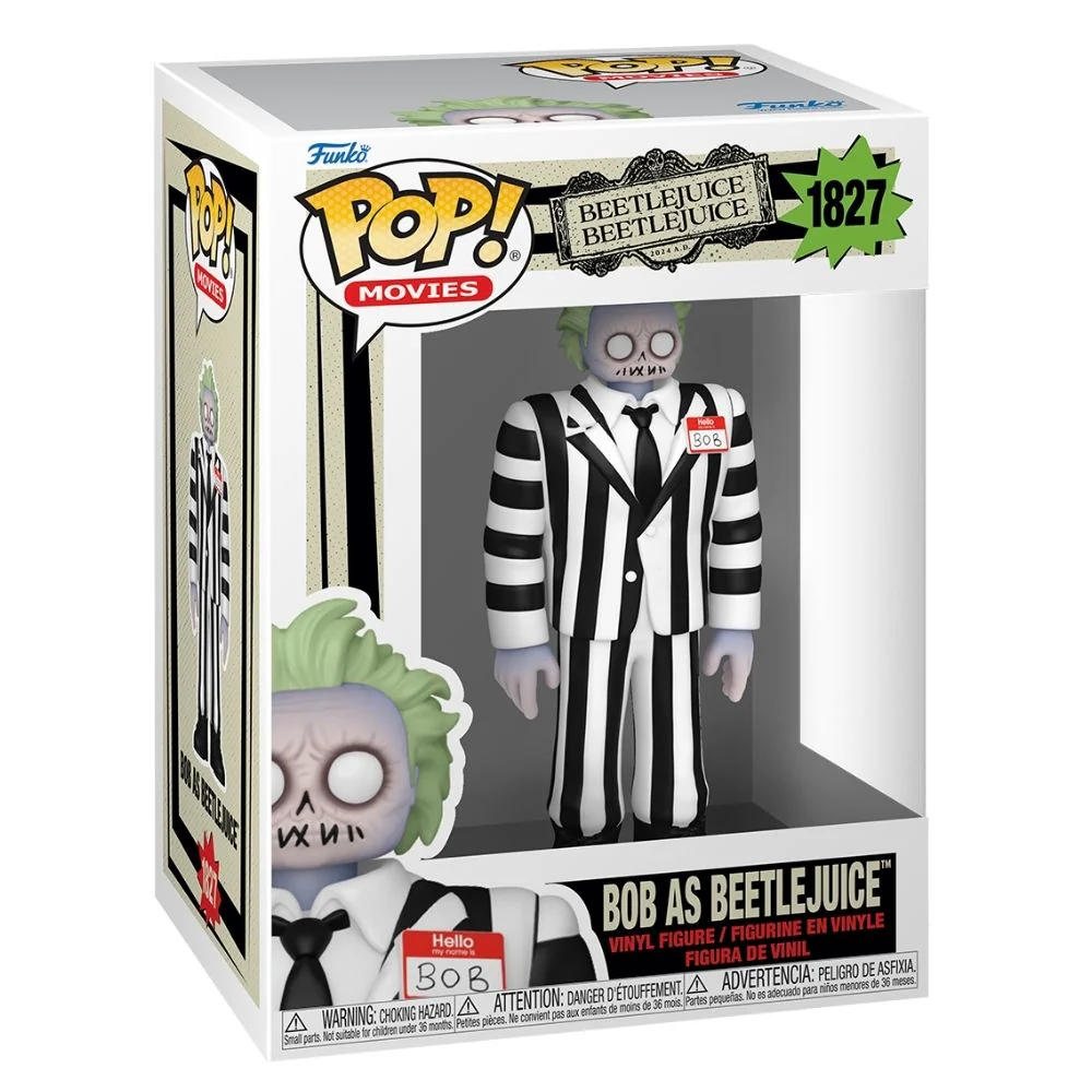 Beetlejuice Beetlejuice (2024) - BOB as Beetlejuice Pop! Vinyl - Image 2