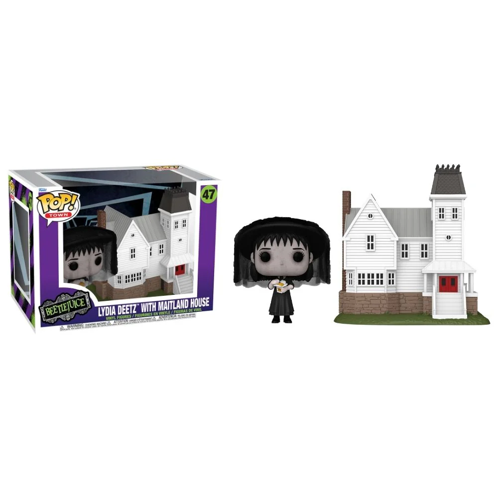 Beetlejuice Beetlejuice (2024) - Lydia Deetz with Maitland House Pop! Town - Image 3
