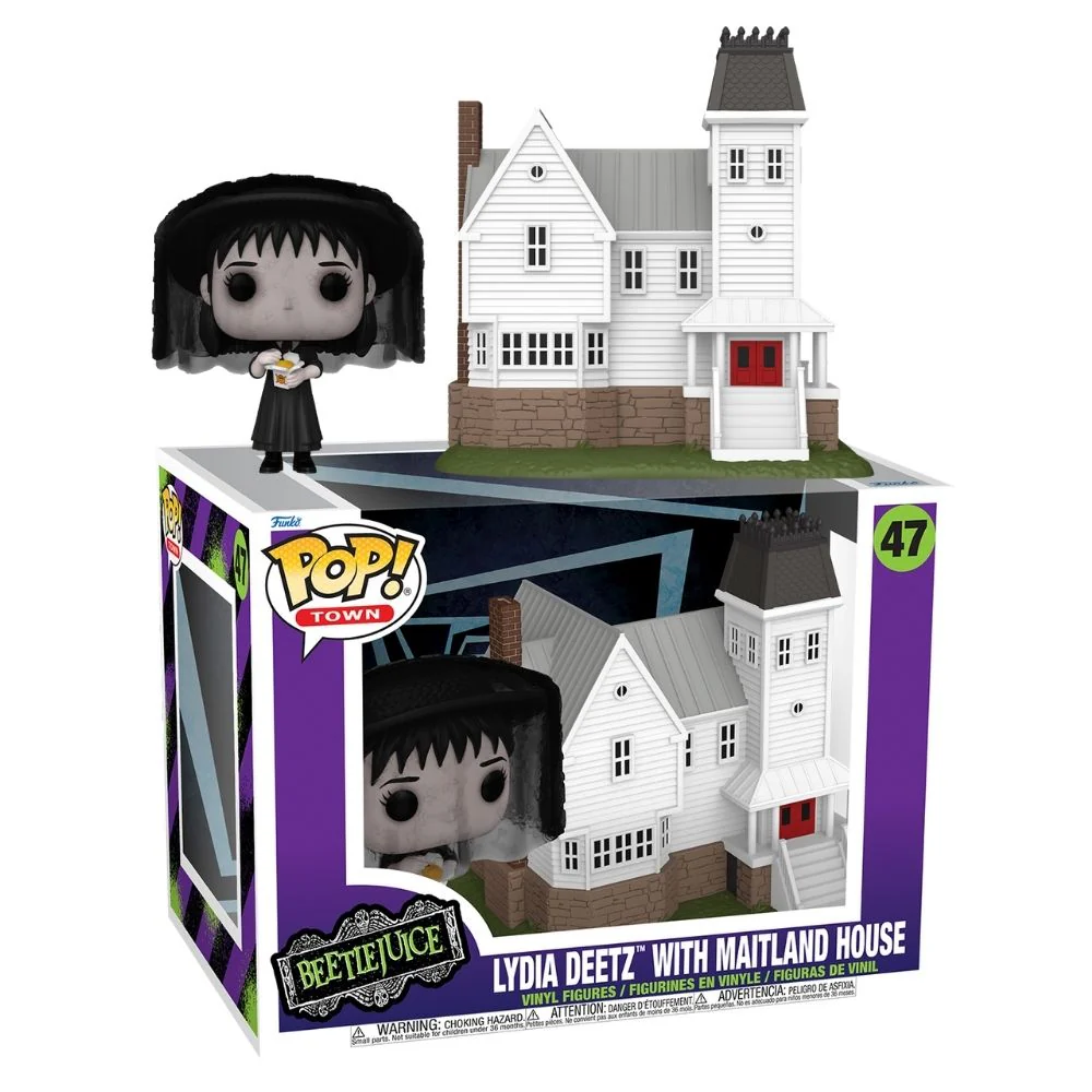 Beetlejuice Beetlejuice (2024) - Lydia Deetz with Maitland House Pop! Town - Image 4