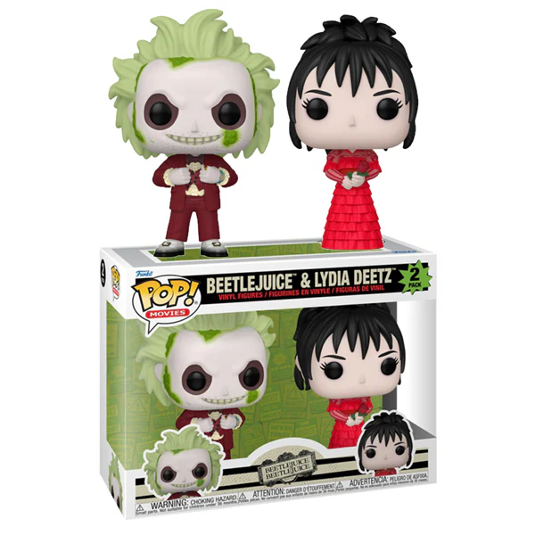 Beetlejuice Beetlejuice - Beetlejuice & Lydia Deetz Pop! Vinyl 2 Pack