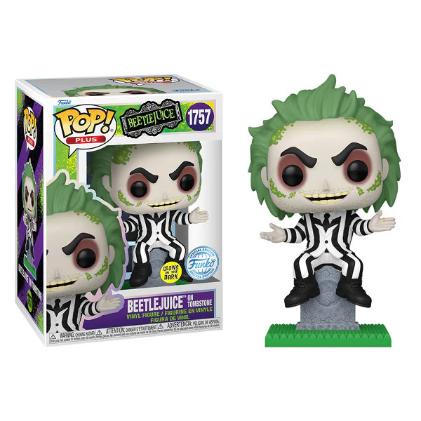 Beetlejuice - Beetlejuice on Tombstone Glow in the Dark US Exclusive Pop! Vinyl - Image 4