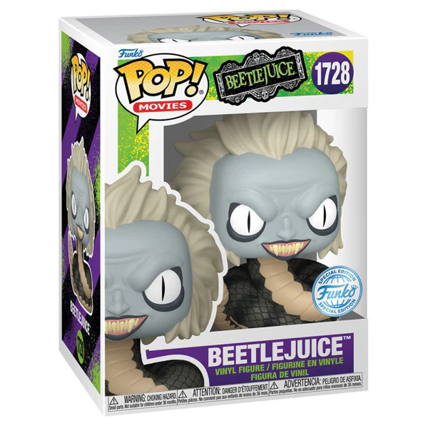 Beetlejuice - Beetlejuice (Rattlesnake) US Exclusive Pop! Vinyl - Image 2