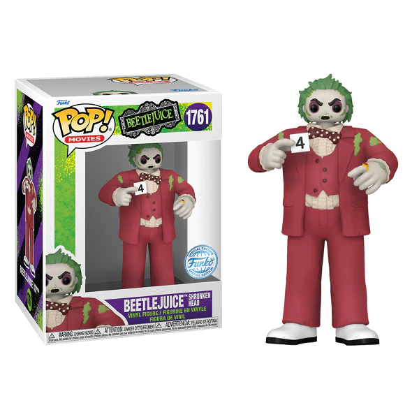 Beetlejuice - Beetlejuice (Shrunken Head) Pop! Vinyl - Image 3
