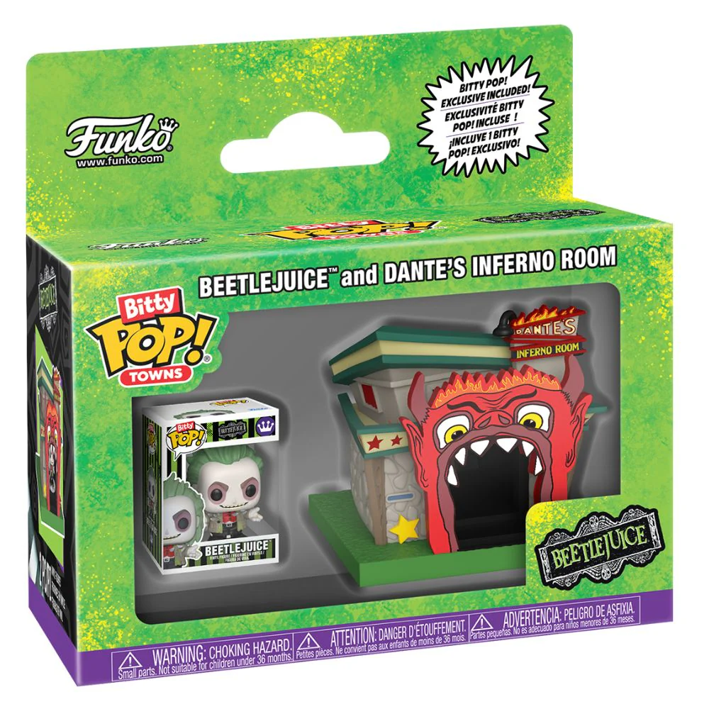 Beetlejuice - Beetlejuice & Dante's Inferno Room Bitty Pop! Town Vinyl - Image 6