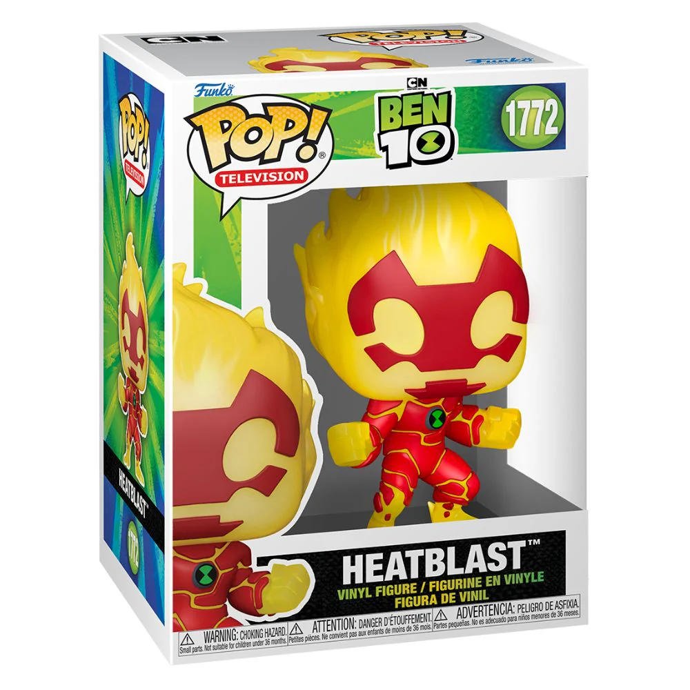 Ben 10 - Heatblast Pop! Vinyl - Image 2