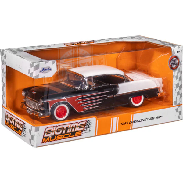 Big Time Muscle - 1955 Chevrolet Bel Air 1:24 Scale - Image 2