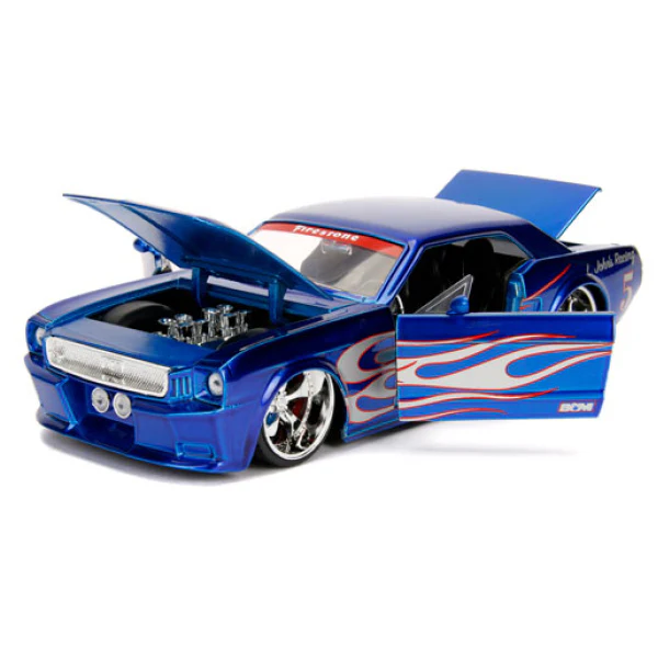 Big Time Muscle - 1965 Ford Mustang GT 1:24 Scale Diecast Vehicle - Image 2