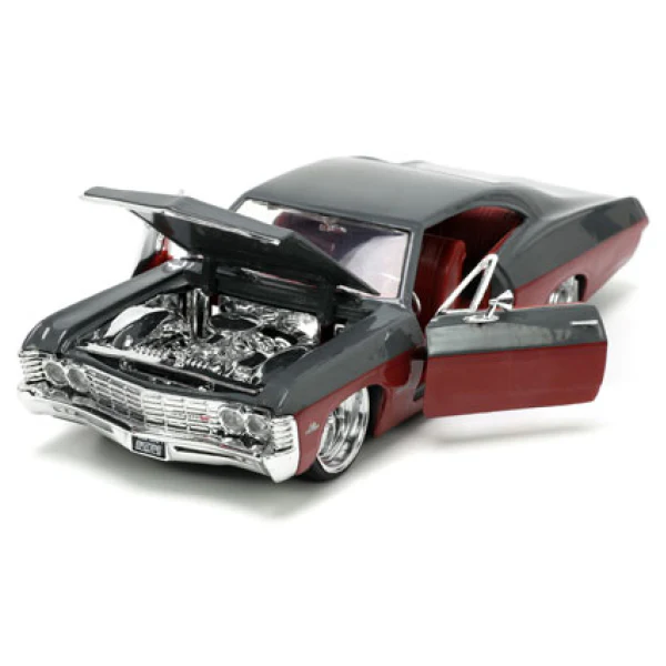 Big Time Muscle - 1967 Chevy Impala Coupe 1:24 Scale Diecast Vehicle - Image 2