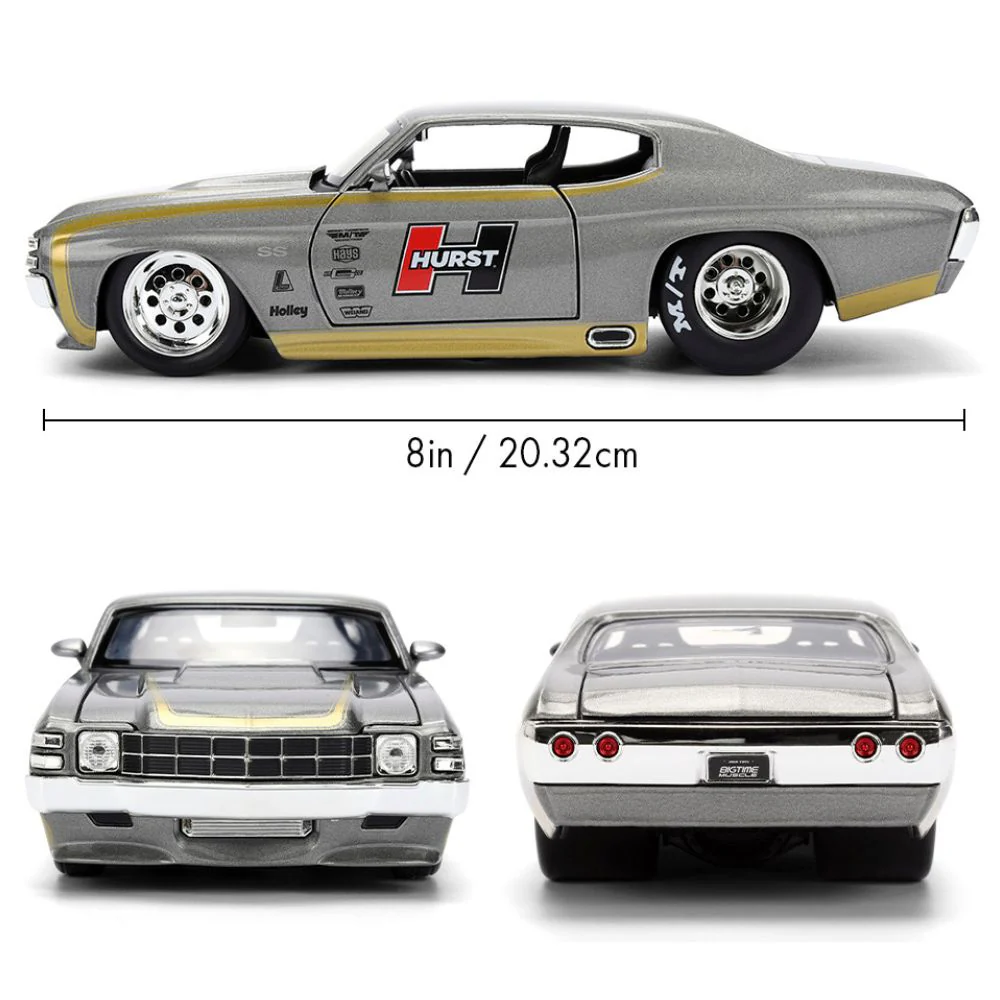 Big Time Muscle - 1971 Chevy Chevelle 1:24 Scale Diecast Vehicle - Image 7