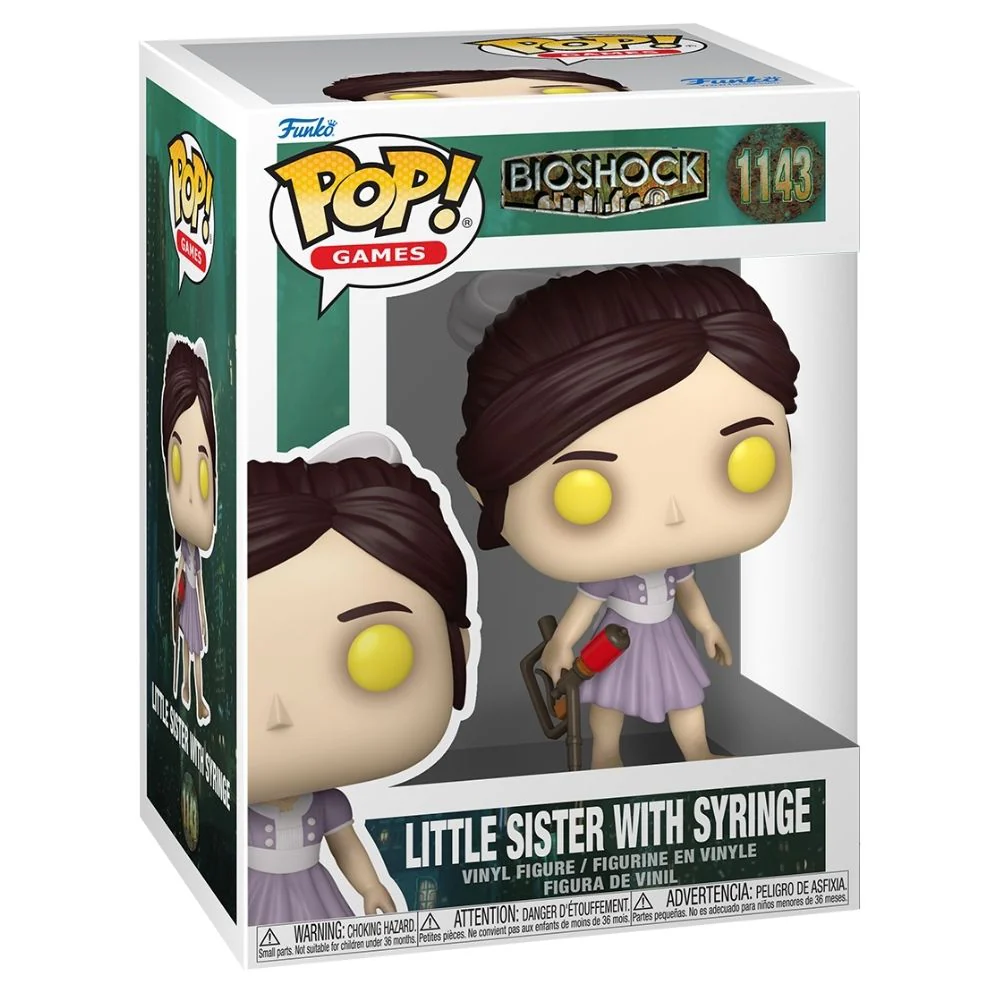 Bioshock - Little Sister with Syringe Pop! Vinyl - Image 2
