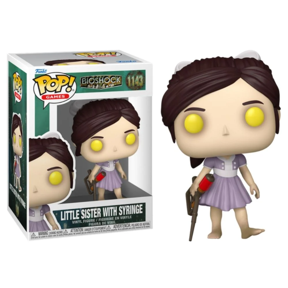 Bioshock - Little Sister with Syringe Pop! Vinyl - Image 3