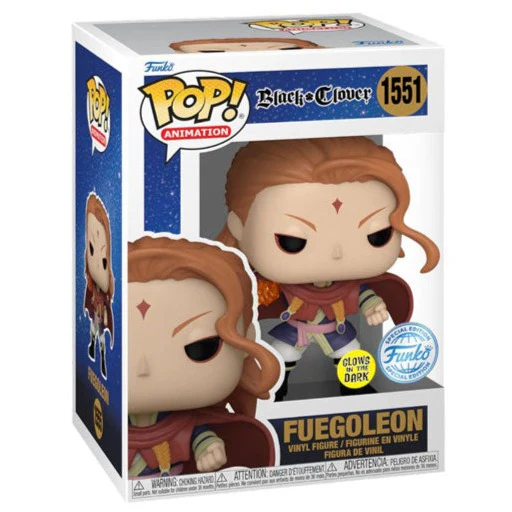 Black Clover - Fuegoleon US Exclusive Glow Pop! Vinyl - Image 3