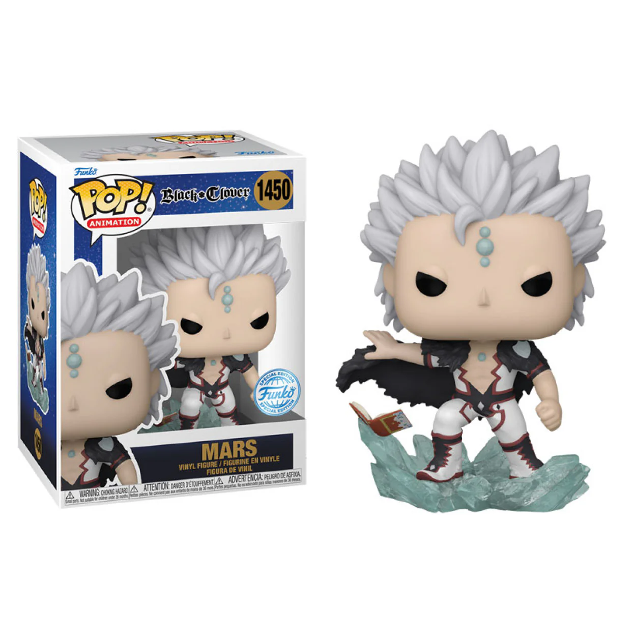 Black Clover - Mars with Book US Exclusive Pop! Vinyl - Image 3