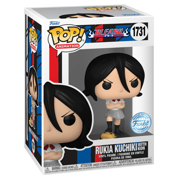 Bleach - Rukia Kushiki with Kon US Exclusive Pop! Vinyl - Image 2