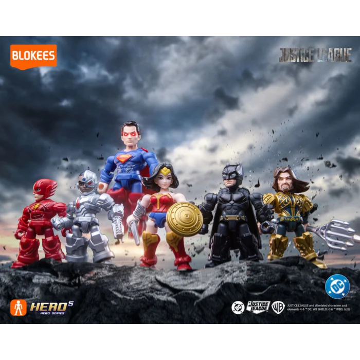 Blokees Figures - DC – Justice League Blind Box Model Kit ( 1 Unit ) - Image 2