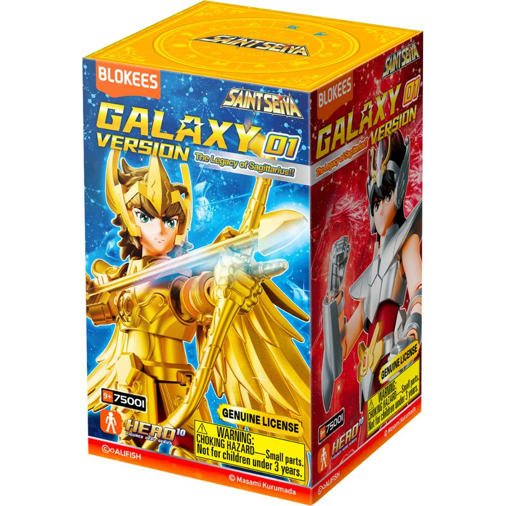Blokees Figures - Saint Seiya - Galaxy Version 01 "Saint Seiya" Blind Box Display (9 Units - Image 2