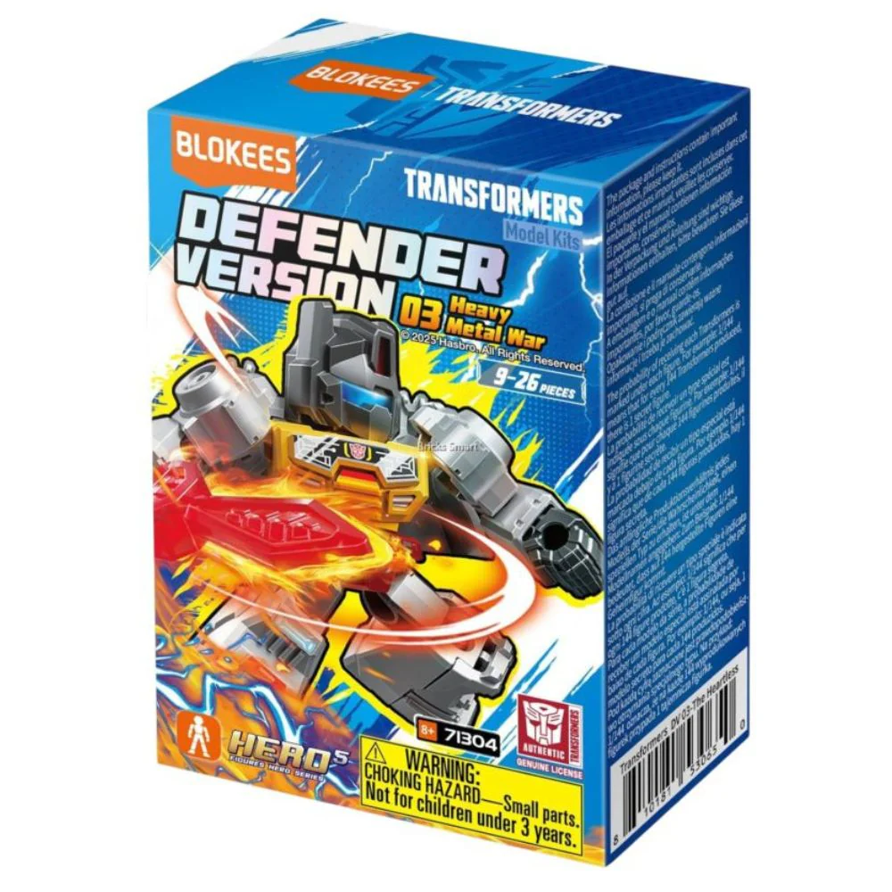 Blokees Figures - Transformers - Defender "Heavy Metal War" Blind Box (1 Unit)